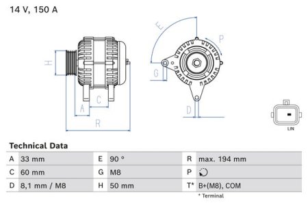 ALTERNATOR 12V NISSAN RENAULT