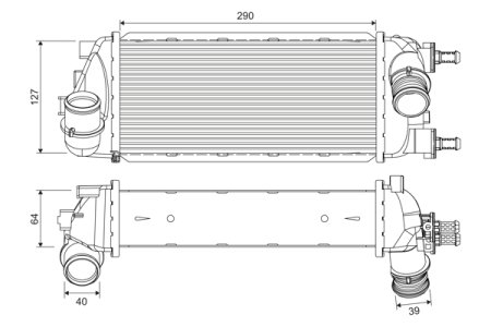 INTERCOOLER FIAT
