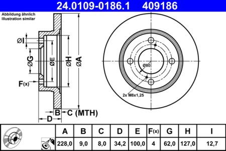 TARCZA HAMULC. SUZUKI SWIFT V 17- TYŁ