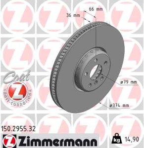 TARCZA HAMULC. BMW 7 G11,G12 15- PP