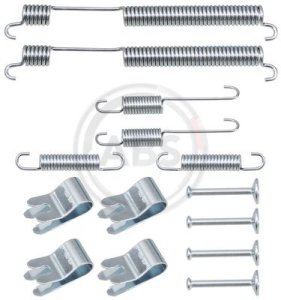 SPRĘŻYNKI DO SZCZĘK HAM. VW POLO V 09- TYŁ