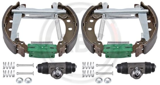 SZCZĘKI HAMULC.+CYLINDERKI (ZESTAW) VW POLO 94-01