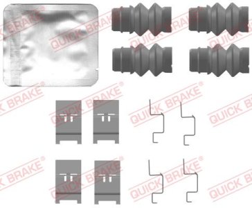 SPRĘŻYNKI DO SZCZĘK HAM. AUDI Q4 21-