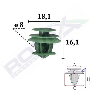 SPINKA TAPICERSKA MAZDA 3 6 CX-5 CX-9
