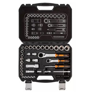 ZESTAW NASADEK PRZELOTOWYCH 1/4 + 3/8, 46 SZT.