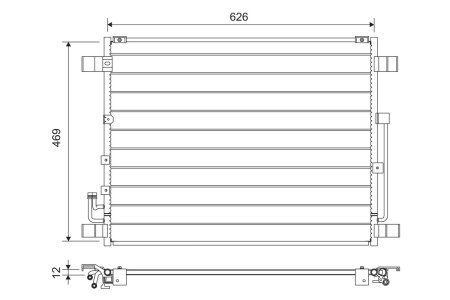 CHŁODNICA KLIMATYZACJI INFINITI