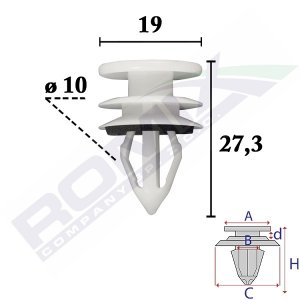 SPINKA TAPICERKI DRZWI OPEL, CHEVROLET