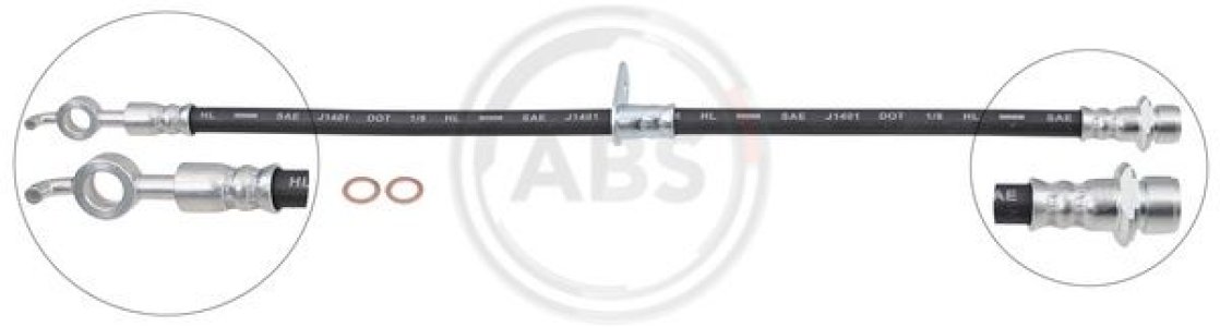 PRZEWÓD HAMULCOWY GIĘTKI TOYOTA COROLLA 19-PT