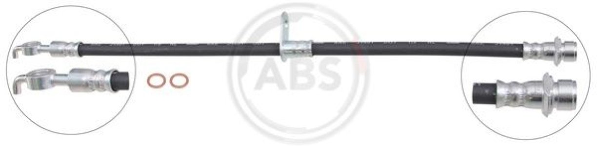 PRZEWÓD HAMULCOWY GIĘTKI TOYOTA COROLLA 19-LT