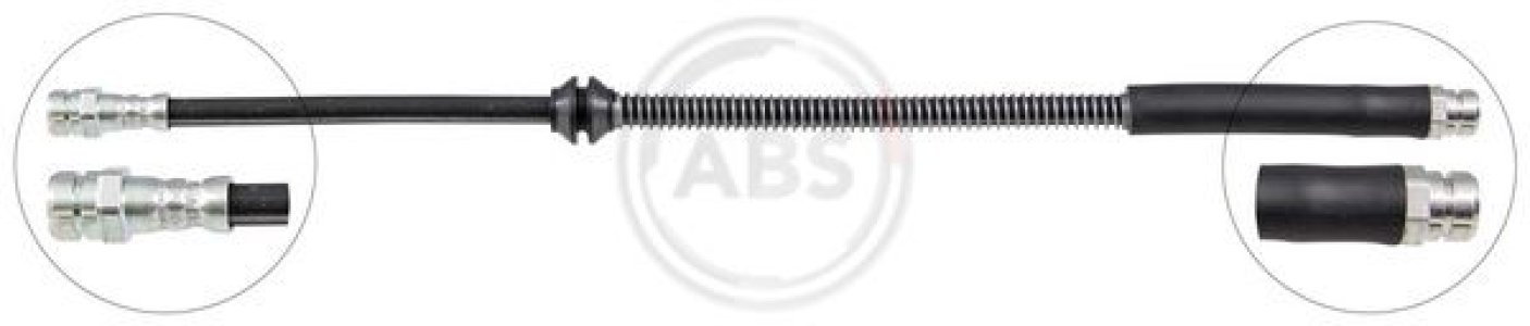 PRZEWÓD HAMULCOWY GIĘTKI VW CADDY III 04-15TYŁ