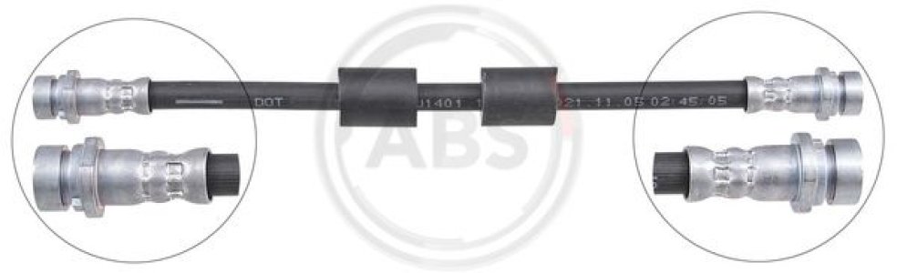 PRZEWÓD HAMULCOWY GIĘTKI FORD TRANSIT COURIER 14-T