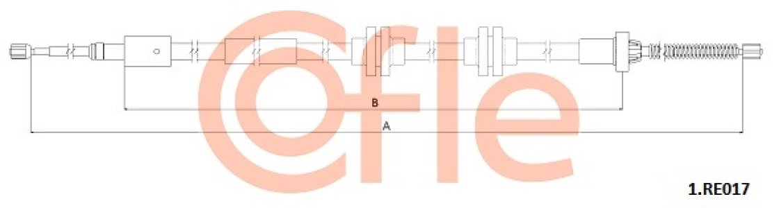 LINKA HAMULCA RĘCZNEGO RENAULT NISSAN JUKE 19-