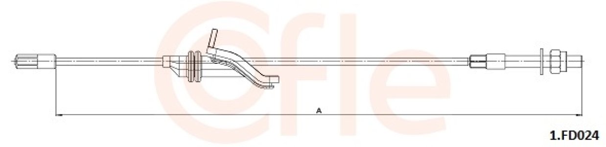 LINKA HAMULCA RĘCZNEGO FORD C-MAX II10-19