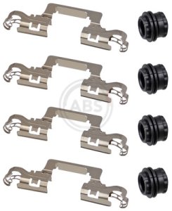 ZEST. MONTAŻOWY KLOCKÓW HAM. VW TOUAREG 17- TYL