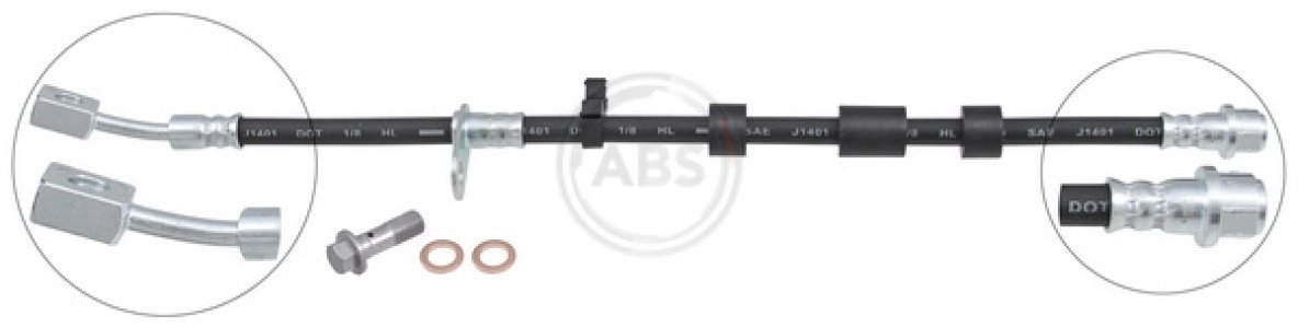 PRZEWÓD HAMULCOWY GIĘTKI OPEL INSIGNIA B 17- PP