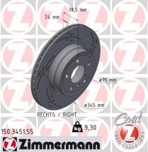 TARCZA HAMULC. BMW X5 E70 06-13 PT