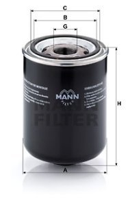 Filtr oleju MANN-FILTER W1374/5 W13745