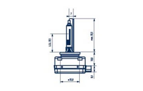 ŻARÓWKA XENON D1R 35W 85V