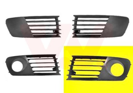 KRATKA WENTYLACYJNA ZDERZAKA VAN WEZEL 4917593 6L0853665L9B9 SEAT