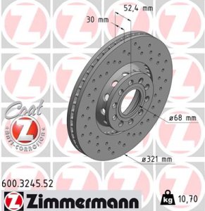 TARCZA HAMULC. VW PASSAT  00-05