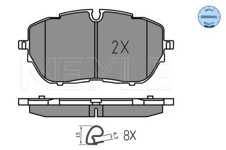 KLOCKI HAM. PEUGEOT P. 308/508 1,5-2,0 BLUEHDI 15-