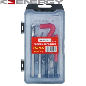 ZESTAW DO NAPRAWY GWINTÓW M10X1.0 15SZT ENERGY NE00787 1506070