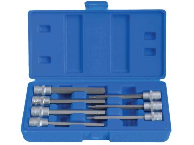 KLUCZE NASADOWE HEX EXTRA LONG 3/8 TECHMAN S SLH738  – 7ELEM.