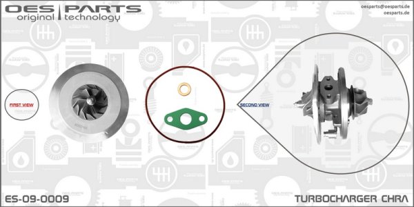 Wkład turbosprężarki CHRA OES PARTS ES-09-0009 750080 