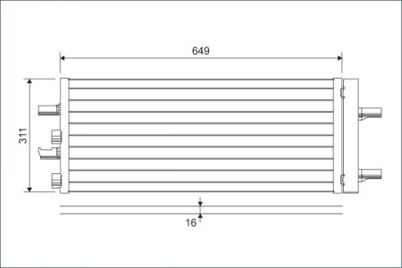 CHŁODNICA KLIMATYZACJI BMW