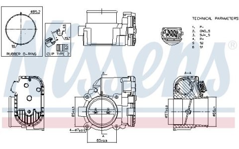 PRZEPUSTNICA POWIETRZA MERCEDES