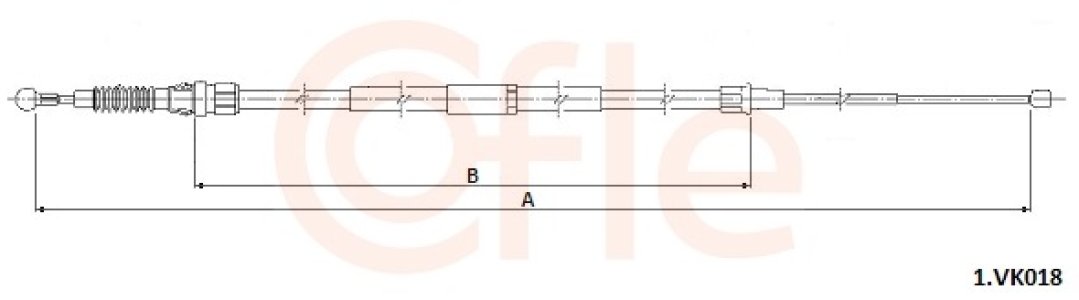 LINKA HAMULCA RĘCZNEGO VW JETTA IV 08-19