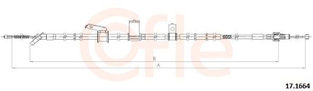 LINKA HAMULCA RĘCZNEGO TOYOTA LAND CRUISER 02-10
