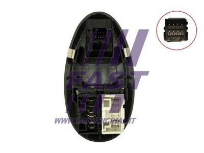 PRZEŁĄCZNIK SZYBY IVECO DAILY 00> LE LUSTERKO 8-PIN+6-PIN+6-PIN