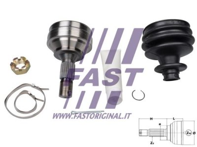 PRZEGUB HOMOKIN CITROEN BERLINGO 08> ZEWN 1.6 HDI