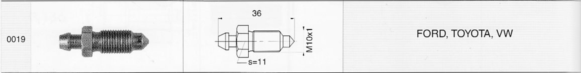 ODPOWIETRZNIK HAM.0019 WP O0019 0019