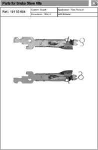 Rozpieraki szczęk hamulcowych QUICK BRAKE 101 53 004 11100