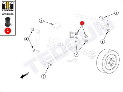 Tuleja resoru TEDGUM 00284896 5525744000