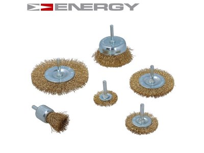 SZCZOTKI DRUCIANE NA WIERTARKE SZT 6 ENERGY NE00782