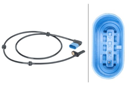 Czujnik ABS HELLA 6PU 012 679-651 2469059402 MERCEDES W176 A-KLASA 12-18 tył