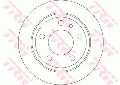Tarcza hamulcowa TRW DF4333 34211158576