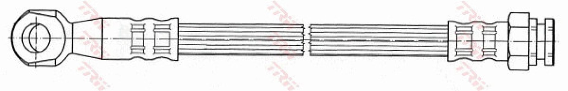 Przewód hamulcowy giętki TRW PHD111 100037924