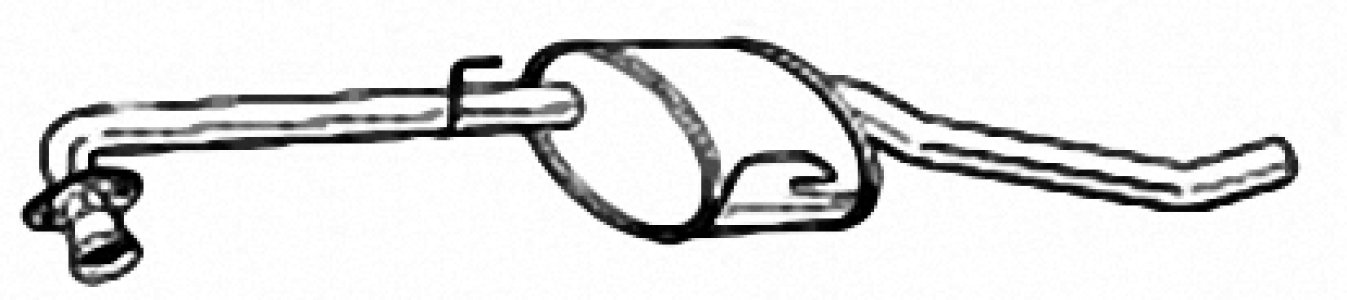 Tłumik środkowy IZAWIT 21.159A 852099