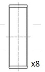 Panewki korbowodowe FAI AutoParts BB2025-STD 