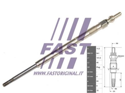 ŚWIECA ŻAROWA FIAT DUCATO 06> 2.3/3.0JTD