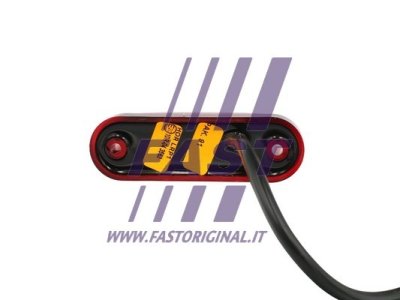 LAMPA OBRYSOWA FIAT DUCATO 06>/ 14> CZERWONA LED TRUCK  OWALNA
