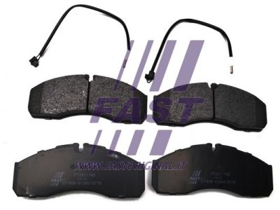 KLOCKI HAM IVECO DAILY 00> PRZÓD 2-CZUJNIKI 60/65C13