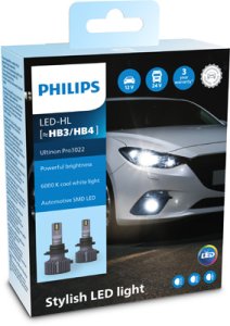 Żarówka LED HB3/HB4 PHILIPS 11005U3022X2 HB3 ULTINON PRO3022 6000K 2 szt