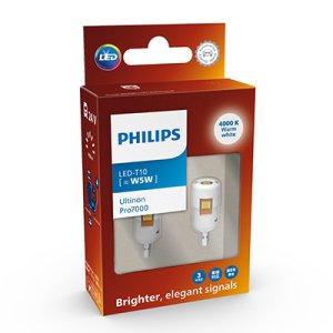 ŻARÓWKI PHILIPS LED UTLINON PRO7000 W5W WU70 24V 4000K 2SZT.