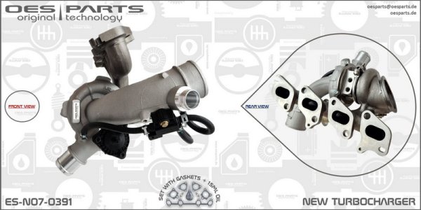 TURBOSPRĘŻARKA CHEVROLET OPEL