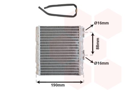 Nagrzewnica VAN WEZEL 13006139 2714098B10